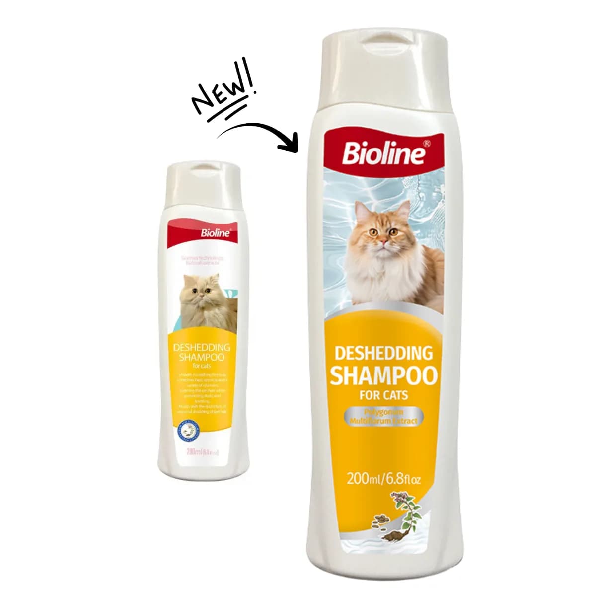 Bioline Deshedding Shampoo For Cat - image 1