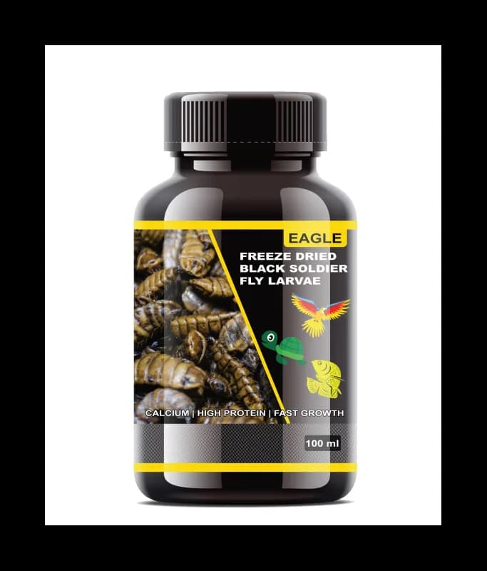 EAGLE FREEZE DRIED BLACK SOLDIER FLY LARVAE - image 1